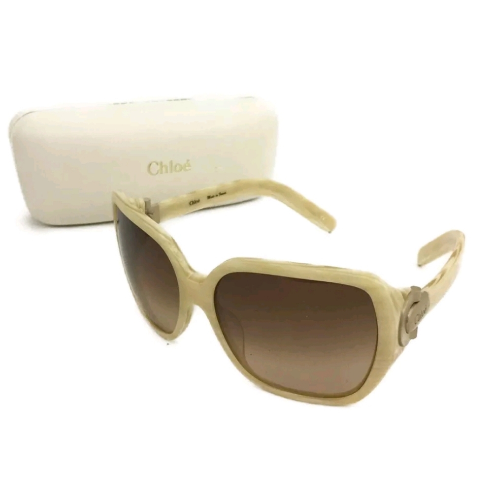CHLOE CREAM SUNGLASSES/R1513